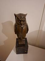 Art deco Uil  in Bronz, Ophalen of Verzenden