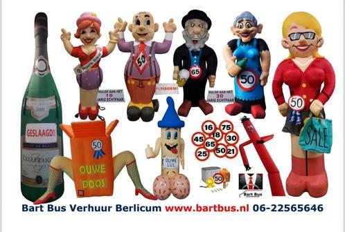 Div. Abraham, Sarah, sale lady, ouwe pik/doos, champagnefles, Hobby en Vrije tijd, Feestartikelen | Verhuur, Zo goed als nieuw