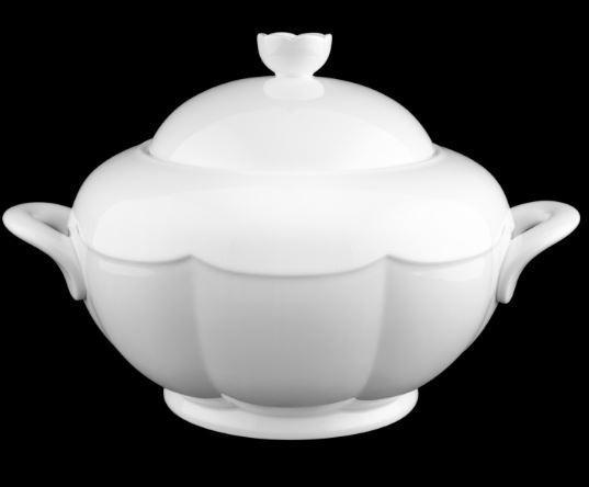 Damasco weiss, Villeroy&Boch, soep terrine-dekschaal als nwe, Huis en Inrichting, Keuken | Servies, Zo goed als nieuw, Schaal of Schalen