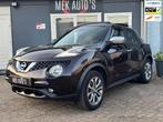 Nissan Juke 1.6 Tekna|Pano|Navi|Climate|Dealer|Camera|Leer|, Euro 5, Zwart, Stoelverwarming, Bedrijf