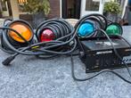 Discolampen set met regelaar - JBSYSTEMS RS40, Muziek en Instrumenten, Licht en Laser, Ophalen of Verzenden, Gebruikt, Licht, Geluidgestuurd