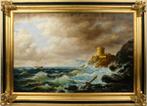Zeegezicht gesigneerd G. Courbet, Ophalen of Verzenden
