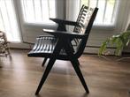 Rex 120 Lounge Chair stoel Niko Kralj ontworpen in 1952, Huis en Inrichting, Stoelen, Gebruikt, Eén, Hout, Zwart