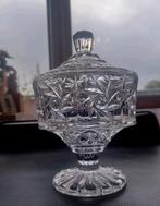 Kristallen Bonbonnière met Deksel Art Deco Nieuwstaat, Ophalen of Verzenden