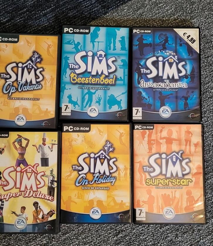 The Sims PC CD-ROM - Complete Collectie, Spelcomputers en Games, Games | Pc, Gebruikt, Simulatie, 1 speler, Vanaf 7 jaar, Ophalen of Verzenden