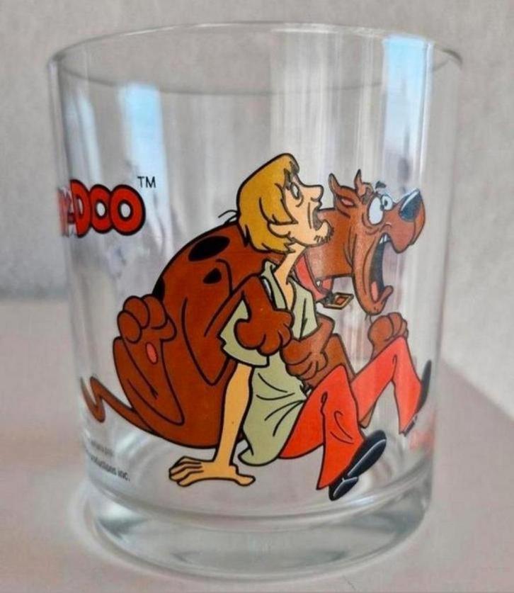 Glas Penotti met Scooby Doo, Verzamelen, Glas en Borrelglaasjes, Zo goed als nieuw, Bierglas, Ophalen of Verzenden