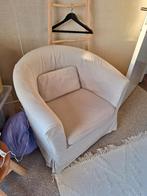 Ikea Tullstra fauteuil met Lofallet beige hoes, Ophalen, Gebruikt, 75 tot 100 cm, Stof