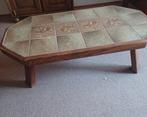 Leuke salontafel met tegels, Ophalen, Gebruikt, Vintage, 50 tot 100 cm