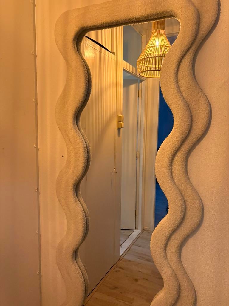 Teddy spiegel kwantum, Huis en Inrichting, Woonaccessoires | Spiegels, Minder dan 50 cm, Ophalen of Verzenden, Zo goed als nieuw