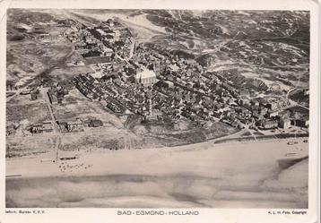 HE113 Egmond uit lucht KLM foto jaren 30-50 beschikbaar voor biedingen