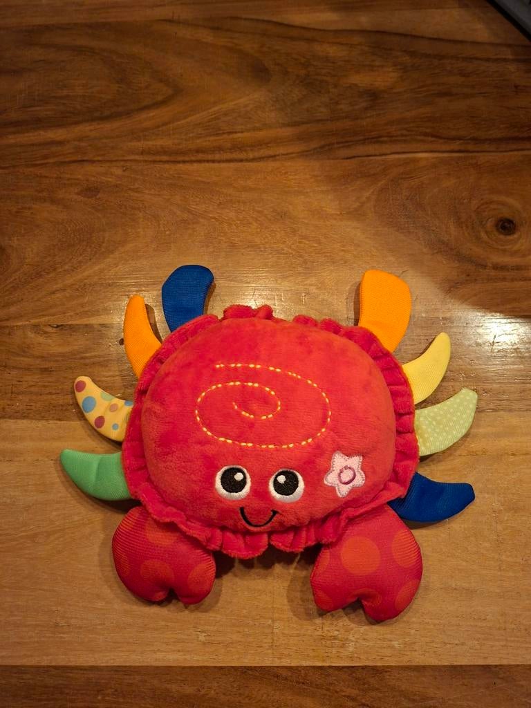 Krab met geluid en beweegt +- 20x20 cm vastenavend, Ophalen of Verzenden