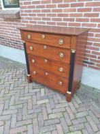 Prachtige Eiken Empire Commode, Antiek en Kunst, Antiek | Meubels | Kasten, Ophalen