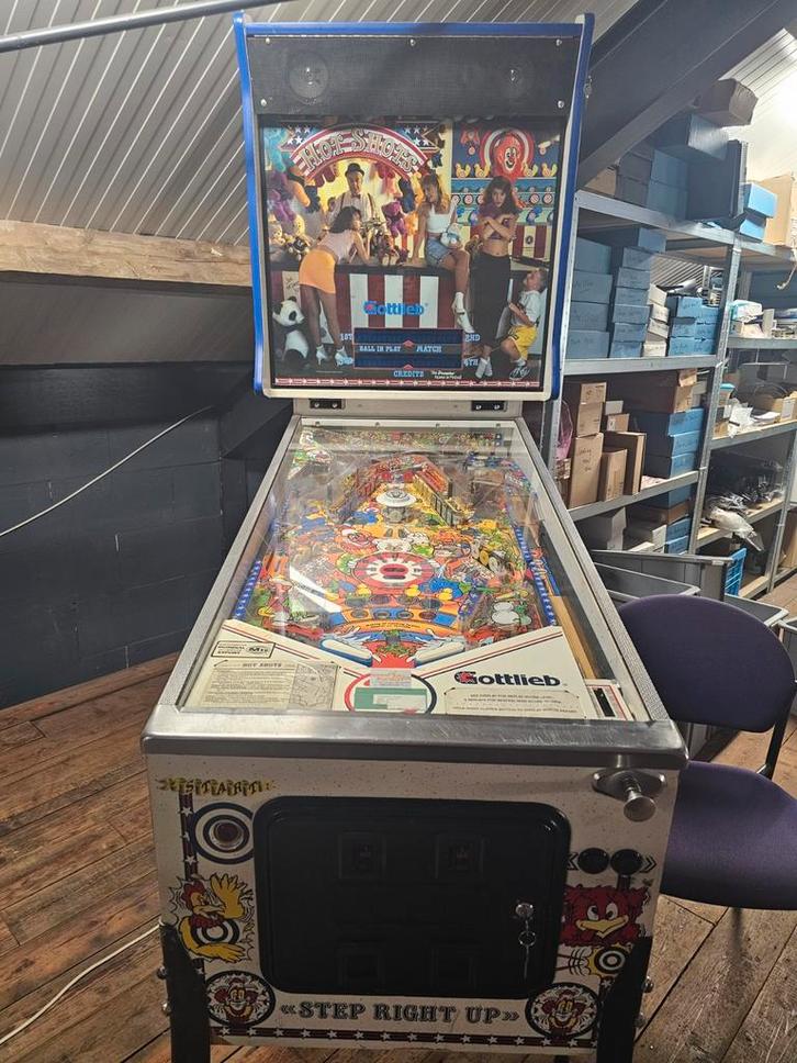 Gottlieb Hot Shots Flipperkast, Verzamelen, Automaten | Flipperkasten, Gebruikt, Elektronisch, Flipperkast, Gottlieb, Ophalen