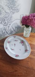 Limoges Frans serveerbrood bloemen patroon vintage, Ophalen
