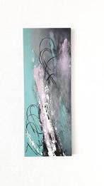 Langwerpig schilderij 30x80 cm., Antiek en Kunst, Ophalen