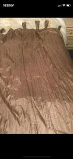 Bruin gordijnen - Zo goed als nieuw! 125x280 cm, Huis en Inrichting, Ophalen, Zo goed als nieuw, Bruin, 200 cm of meer