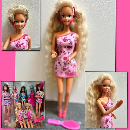 Totally Hair Barbie 1991 (Mattel), Verzamelen, Poppen, Gebruikt, Pop, Ophalen of Verzenden