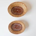 Vintage mandjes, Mand, Ophalen of Verzenden, Zo goed als nieuw, Riet