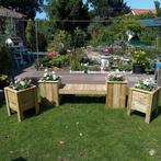 Combideal plantenbank en 2 plantenbakken, Tuin en Terras, Bloembakken en Plantenbakken, Ophalen, 100 cm of meer, Nieuw, Balkon