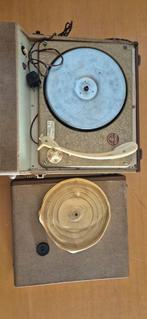 Oude Triotrack Koffergrammofoon Platenspeler, Audio, Tv en Foto, Platenspelers, Ophalen