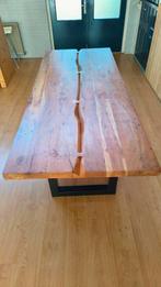 Eettafel | Boomstamtafel, Huis en Inrichting, Tafels | Eettafels, Ophalen, Gebruikt, 200 cm of meer, 50 tot 100 cm
