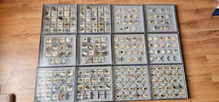 Dubbele verzameling Edelstenen en Mineralen, Sieraden, Tassen en Uiterlijk, Edelstenen, Zo goed als nieuw, Ophalen of Verzenden