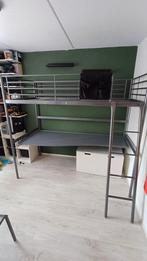 Hoogslaper, Huis en Inrichting, Slaapkamer | Stapelbedden en Hoogslapers, Ophalen, Gebruikt, Eenpersoons, 200 cm