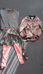 Jurk, legging en kniekousen en jas maat 152  /jas164,, Ophalen of Verzenden, Zo goed als nieuw