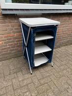Inklapbare stevige campingkast met opbergtas, Ophalen, Zo goed als nieuw