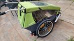 Croozer Kid for 2 Kinderkar Groen, Fietsen en Brommers, Fietsaccessoires | Aanhangers en Karren, Ophalen, Zo goed als nieuw, Kinderkar