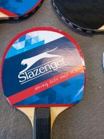 Slazenger Tafeltennis Batjes Set, Sport en Fitness, Tafeltennis, Ophalen of Verzenden, Gebruikt, Net, Batje(s) of Balletje(s)