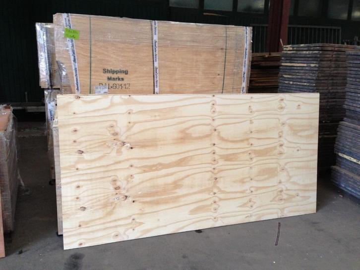 Nieuwe underlayment platen 244cmx122cmx18mm per m2 € 10,06, Doe-het-zelf en Verbouw, Platen en Panelen, Nieuw, Hout, Minder dan 20 mm