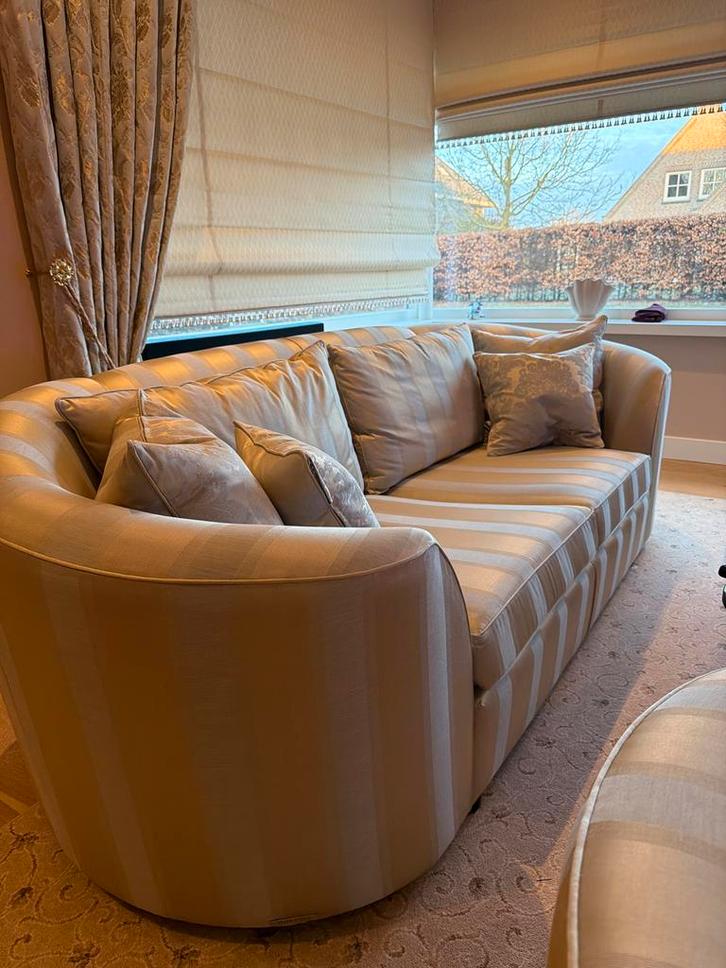 Luxe Duresta 7-zits bankstel (3+2+2) thee tafel, Huis en Inrichting, Banken | Bankstellen, Gebruikt, Rechte bank, Vierpersoons of meer