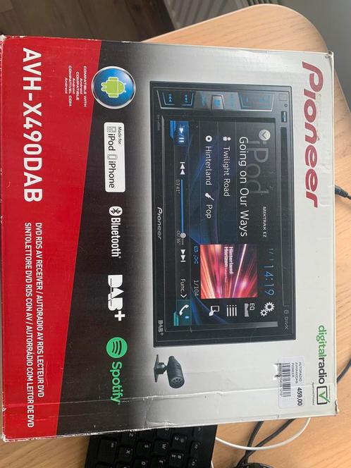 AVH-X490DAB 2-din DAB+ multimedia speler, Auto diversen, Autoradio's, Gebruikt, Ophalen of Verzenden