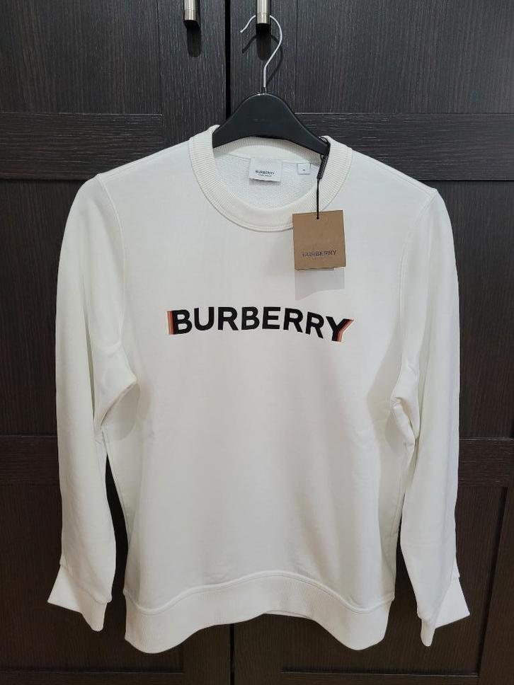 Burberry Trui M Nieuw Wit, Kleding | Heren, Truien en Vesten, Nieuw, Maat 48/50 (M), Wit, Ophalen of Verzenden