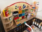Houten winkeltje (annex poppenkast), Kinderen en Baby's, Speelgoed | Houten speelgoed, Ophalen, Zo goed als nieuw, Overige typen