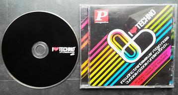 CD - I Love Techno .07 Compilation - P-Magazine beschikbaar voor biedingen