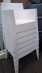 6 Starck design stoelen - Opknapper, Kunststof, Gebruikt, Wit, Ophalen of Verzenden