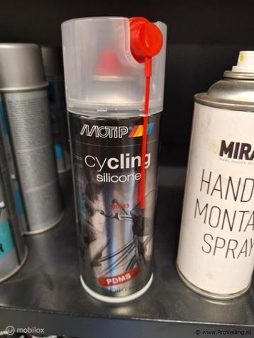 Online Veiling: Motip Cyclin Siliconespray beschikbaar voor biedingen