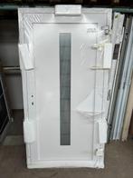 Aluminium voordeur 110 x 210 cm Rechts kleur Wit, Nieuw, Buitendeur, Glas, 200 tot 215 cm