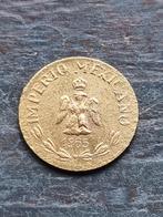 1 peso maximillian 1865 goud, Ophalen of Verzenden, Goud