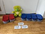 Tupperware ruimtespaarders 350 ml, Huis en Inrichting, Keuken | Tupperware, Ophalen of Verzenden, Gebruikt, Rood, Bak of Kom