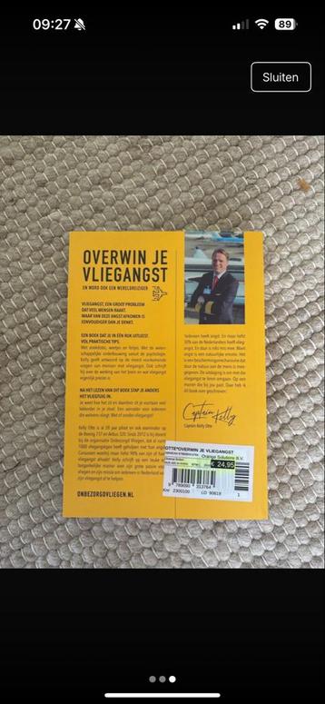 Overwin je vliegangst - Captain Kelly Otte beschikbaar voor biedingen