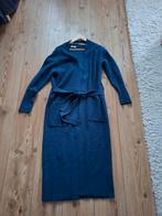 Lang blauw wollen vest, Maat 38/40 (M), Blauw, Ophalen of Verzenden, Gedragen