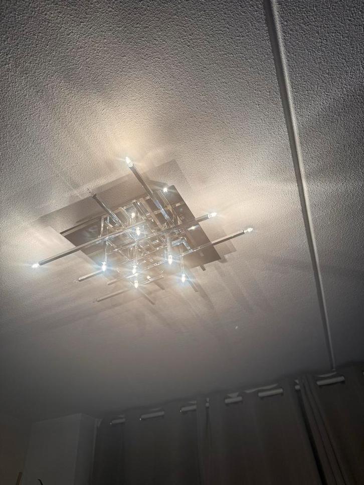 Moderne Plafondlamp Mika, Huis en Inrichting, Lampen | Plafondlampen, Zo goed als nieuw, Metaal, Ophalen