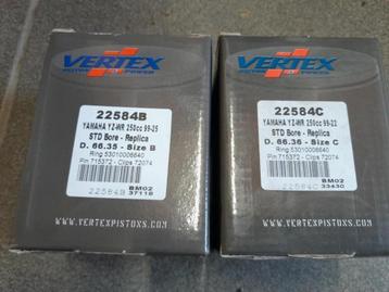 2x vertex piston yamaha yz250 fantic xx250 beschikbaar voor biedingen