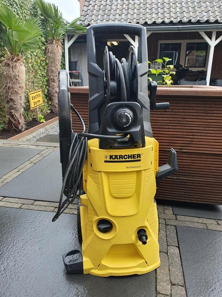 Karcher k4 premium, Tuin en Terras, Hogedrukreinigers, Gebruikt, Elektrisch, Met regelbare waterdruk, Ophalen of Verzenden