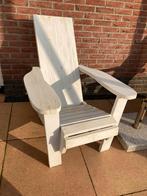 2x steigerhouten tuinstoelen, Tuin en Terras, Ophalen, Gebruikt, Hout