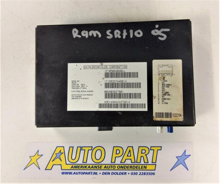 Dodge Ram audio ontvanger 2005, Auto-onderdelen, Elektronica en Kabels, Amerikaanse onderdelen, Chrysler, Dodge, Gebruikt, Ophalen of Verzenden