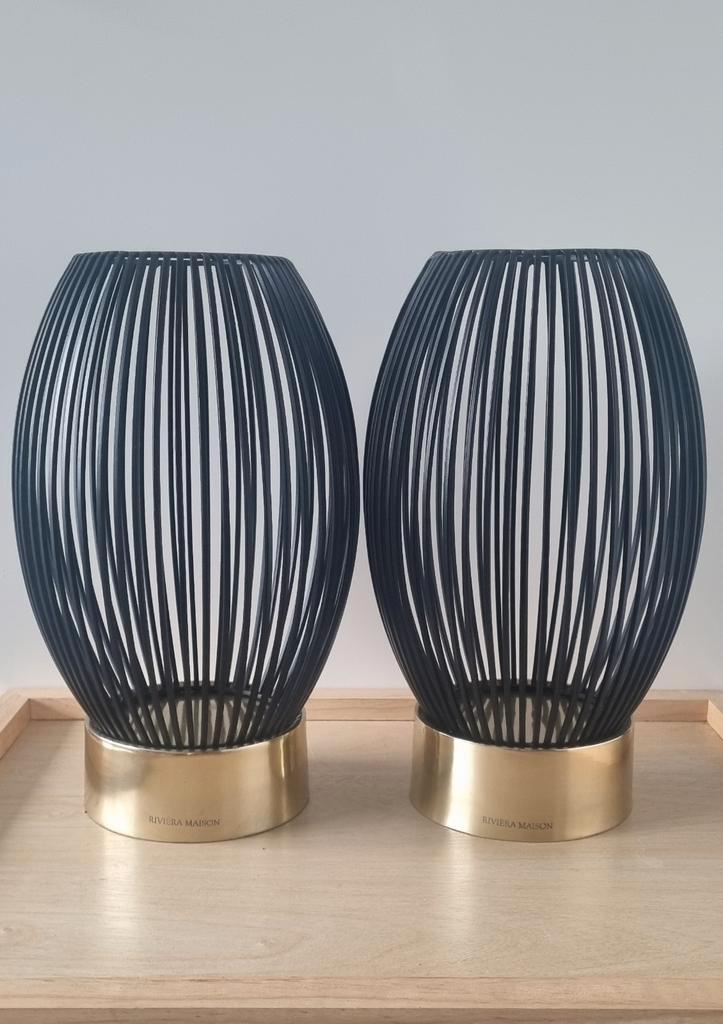 ️ Rivièra Maison lantaarns, Huis en Inrichting, Lampen | Tafellampen, Zo goed als nieuw, Minder dan 50 cm, Metaal, Ophalen of Verzenden